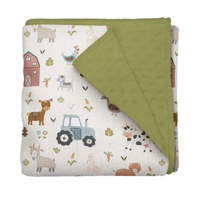 Couverture de minky - Ma petite ferme - Saldi Straordinari – Offerte Speciali minky Disponibili Adesso