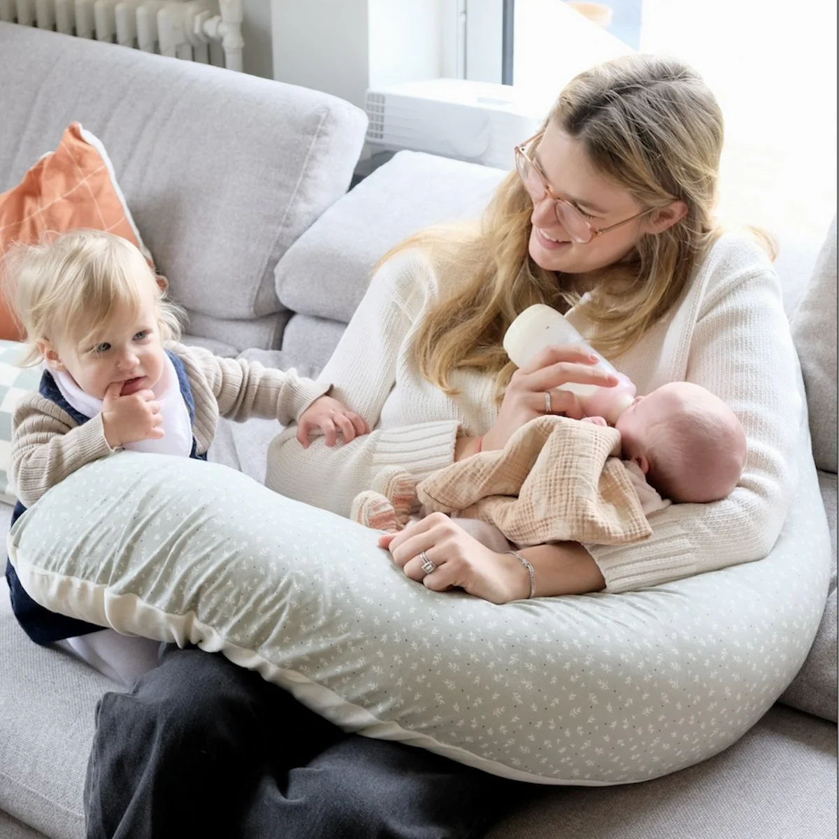 Coussin Allaitement Cueillette Sauge Boutique Maman Bébé Produits Essentiels Quotidien