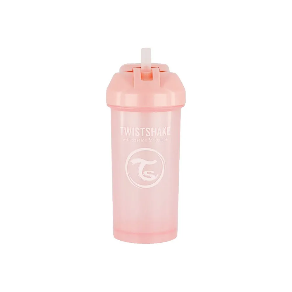 Twistshake tasse enfant Mugs paille 6m+ PP 360 ml pearl pink - Édition Limitée – L’Art de la Table Française en Promotion !