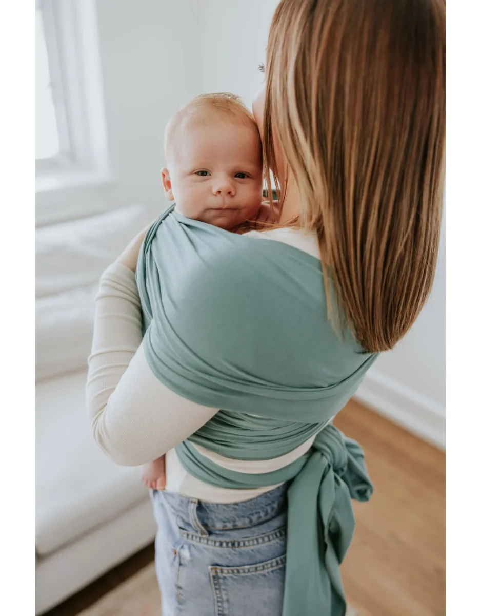 Écharpe portage bambou Turquoise Zak amp Boutique Maman Bébé Produits Essentiels Quotidien