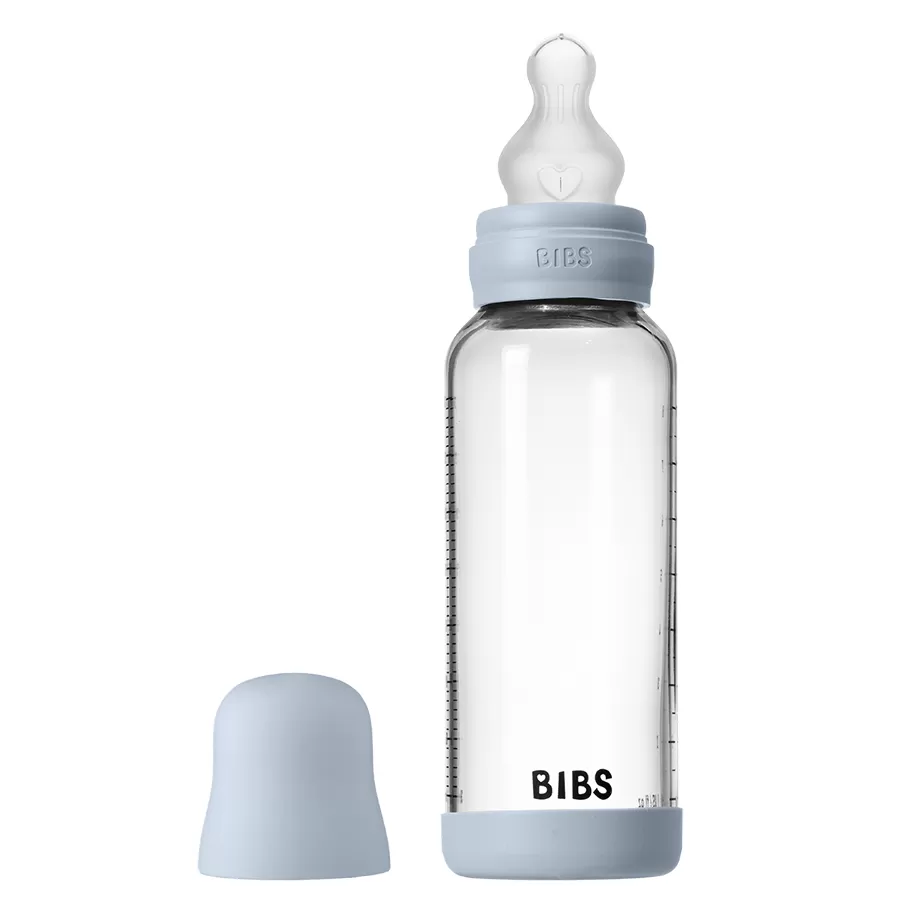 Biberon BIBS en Verre Borosilicate Rond 240 ml Baby Blue - ​Boulangerie-Pâtisserie | Pain au Levain & Viennoiseries​ 31s12 cm - Pyrex Bake & Enjoy Moule À Pain Rectangulaire En Verre  Borosilicate