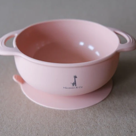 Micasso - Bol en Silicone avec Poignée - Vieux Rose||Micasso - Silicone Suction Cup Bowl - Vintage Pink - Boutique Bébé en Ligne : Soins, Jouets et Articles Maison - {'count': 2, 'name': 'Set'}