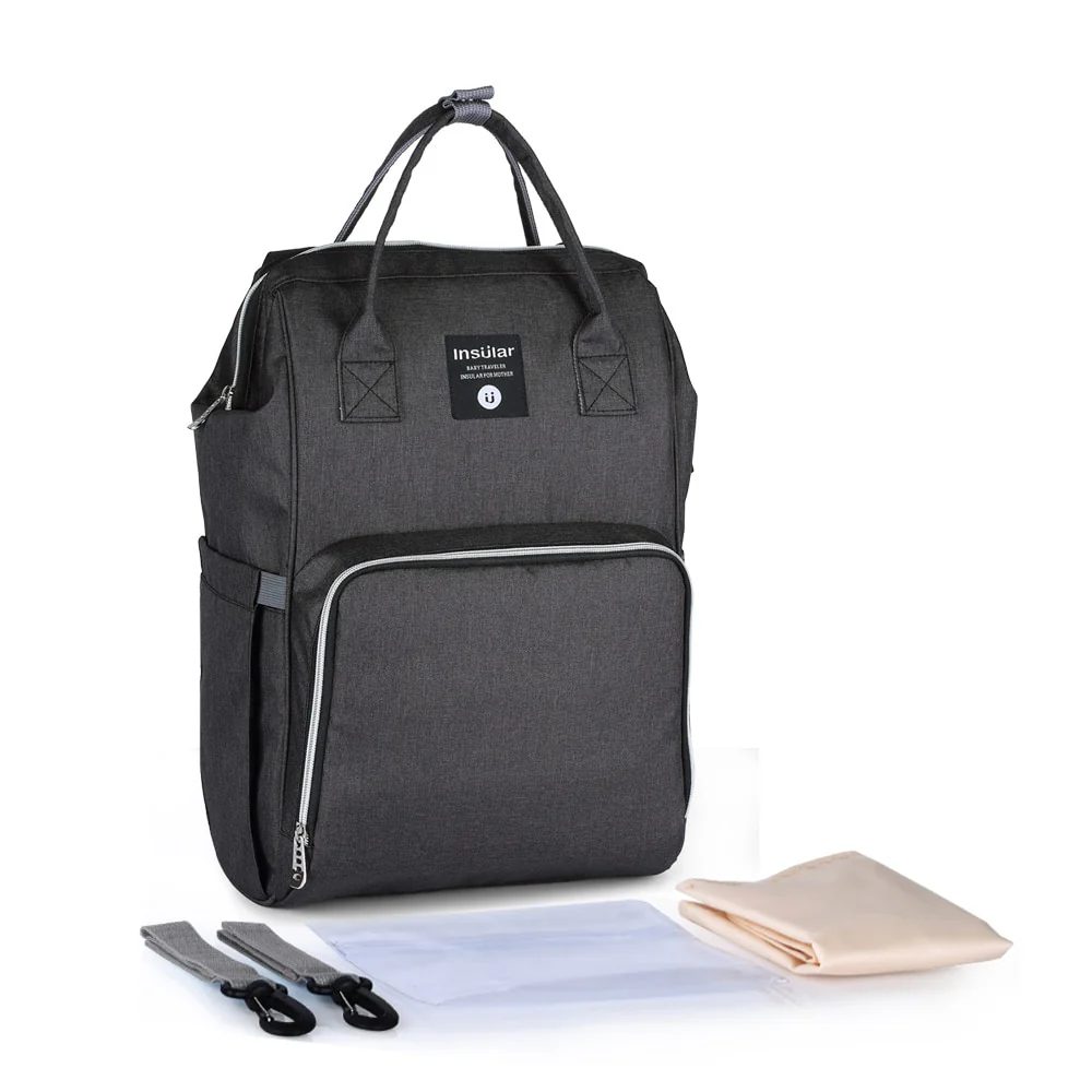 Sac à dos noir pour changer bébé - Outdoor Sports Shop – Bons Plans Randonnée & Trekking Sac à dos multifonctionnel pour bébé LM014 - Liams