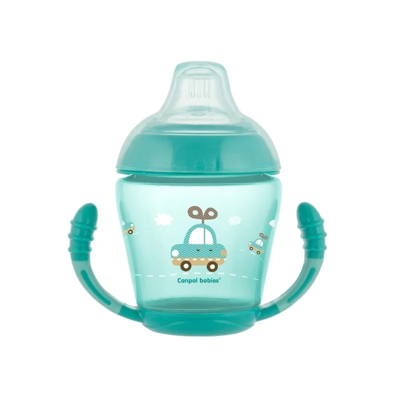 Canpol Tasse Inversable Turq 9M+ 240ml Ref76/001 - Saldi Straordinari – Offerte Speciali Disponibili Adesso - origami tasse 240ml ref76/001