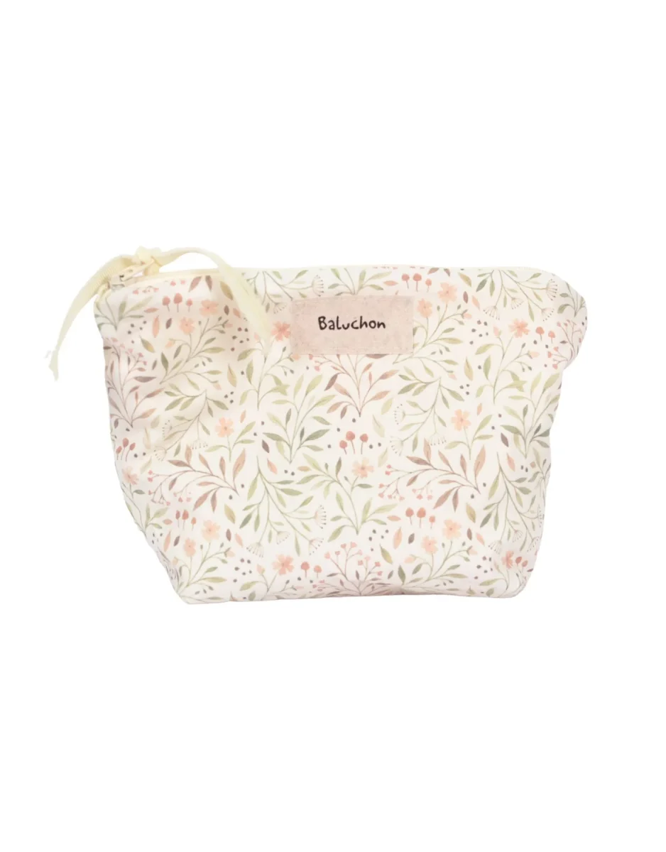 Trousse Format petit Feuillages doux Baluchon Boutique Maman Bébé Produits Essentiels Quotidien