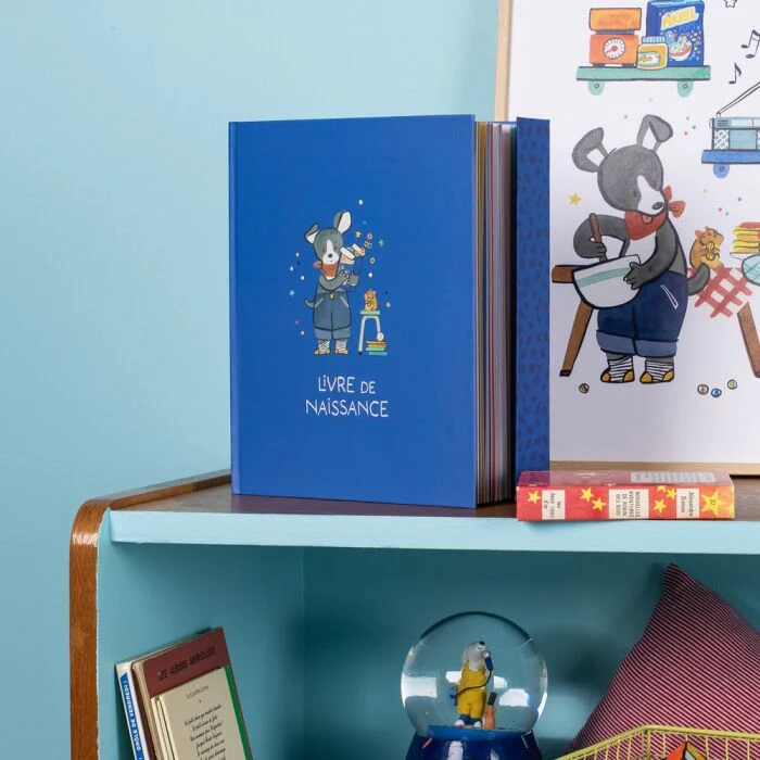 LIVRE DE NAISSANCE "PUCE & PILOU" - Boutique Maman & Veille Bébé – Produits Essentiels au Quotidien