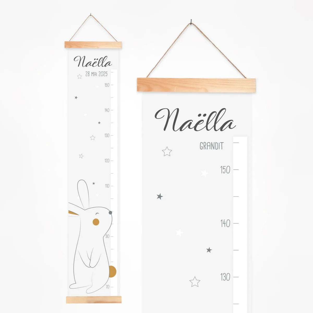 Toise bébé personnalisée eavec lapin et étoiles - Boutique Bébé en Ligne : Soins, Jouets et Articles Maison Acheter Peluche lapin étoile de huit pouces, mignon petit lapin blanc,  petit lapin, cadeau d'anniversaire pour enfants | Joom
