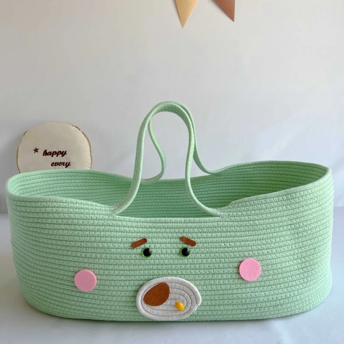 Couffin - Vert - Boutique Maman & Bébé – Produits Essentiels au Quotidien - Glucose