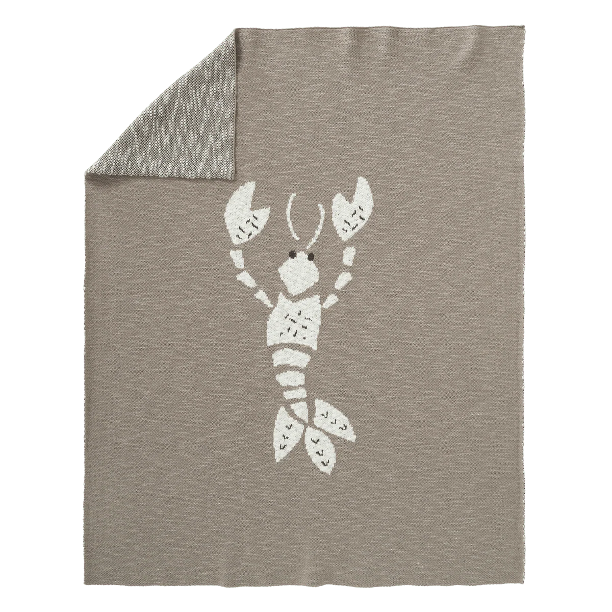 Fresk Couverture de enfants berceau tricotée gris homard 80x100cm - E-shop mondial – Produits durables, modernes et accessibles partout