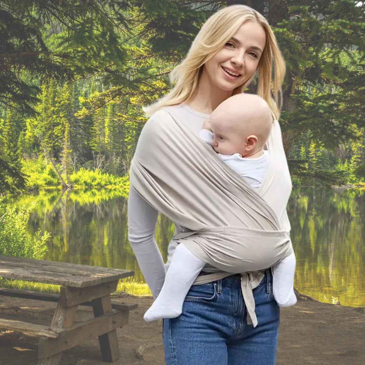Echarpe porte bébé | portage pratique - Boutique Bébé en Ligne petits : Soins, Jouets et Articles Maison