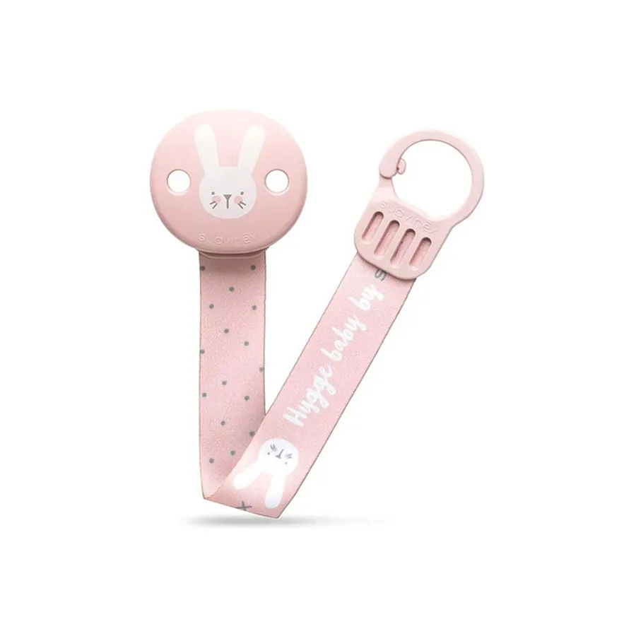 Suavinex Attache-sucette hygge ruban lapin rose - ​Boulangerie-Pâtisserie | Pain au Levain & Viennoiseries​ - {'count': 1, 'name': 'Puff'}
