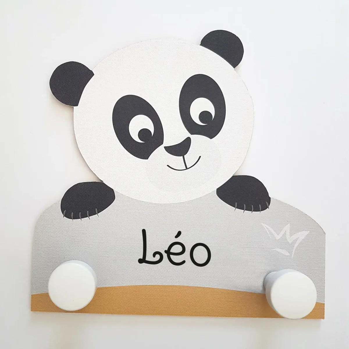 Porte-manteau panda personnalisé Jouets – Fabrication artisanale française - Boutique Bébé en Ligne : Soins, Jouets et Articles Maison