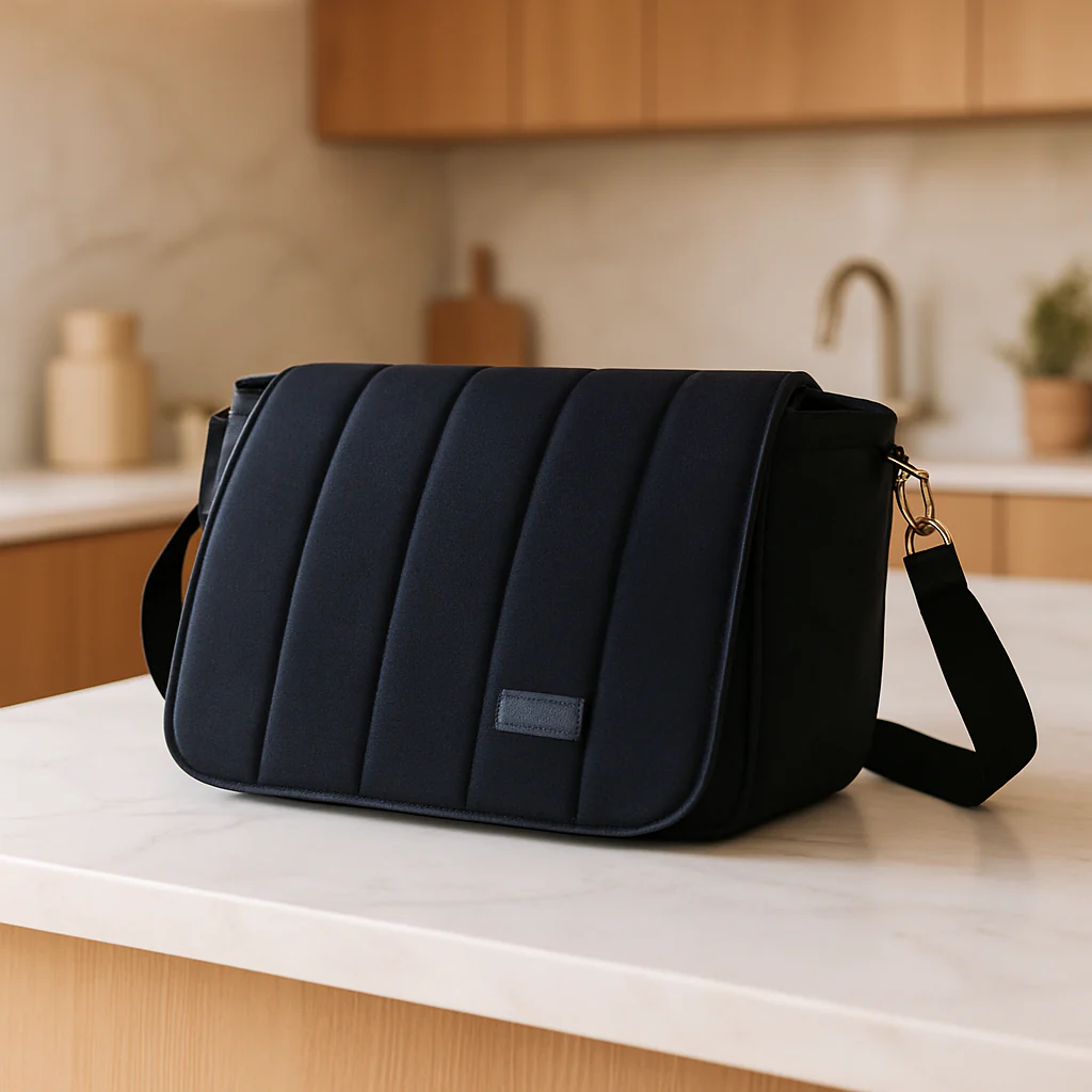 Sac à langer noir | nuit de coton - Boutique Bébé en Ligne : Soins, Jouets et Articles Maison Sac à langer bébé - Accessoires puériculture - vertbaudet