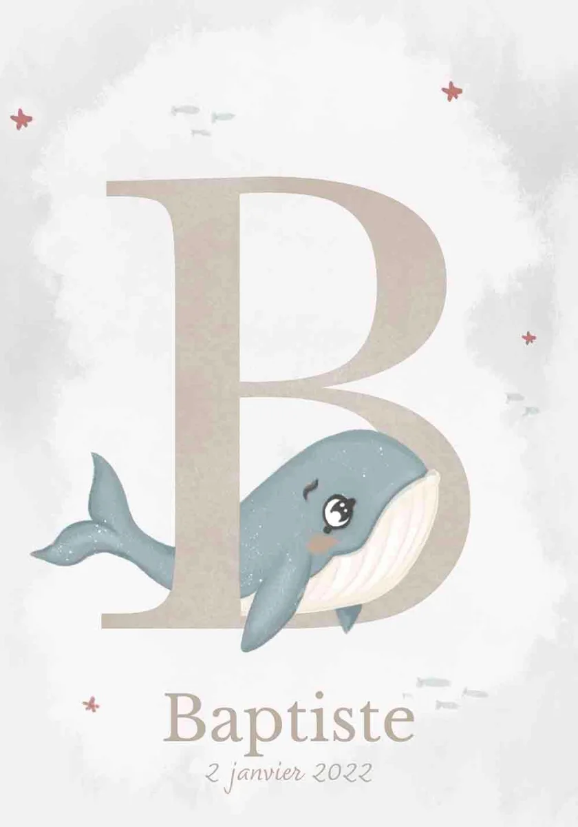 Affiche Prénom Enfant – Lettre B – Poster Personnalisé - Vins Rouges Harmonieux pour Chaque Occasion - {'count': 1, 'name': 'Réserve'}
