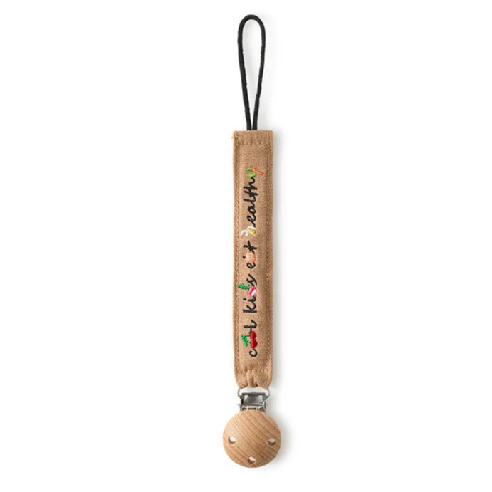 Oli & Carol - Attache-Suce - Cool Kids Eat Healthy||Oli & Carol - Pacifier Clip - Cool Kids Eat Healthy - Boutique Bébé en Ligne : Soins, Jouets et Articles Maison - {'count': 1, 'name': 'Multicolores'}