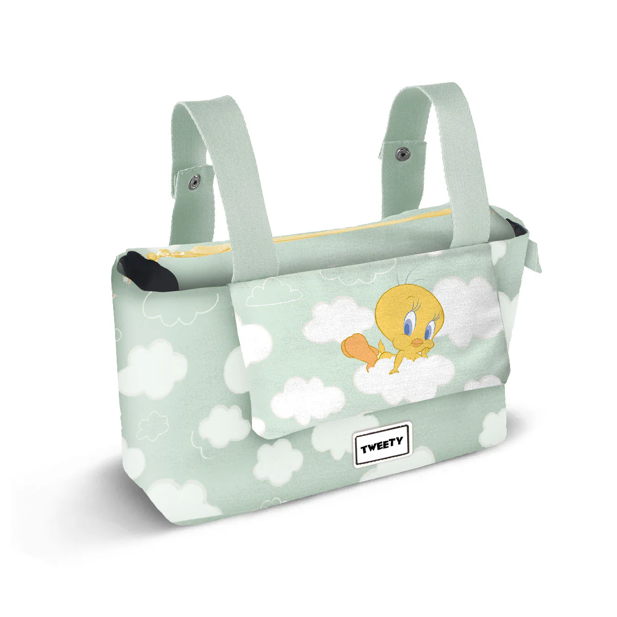 LOONEY TUNES TWEETY CLOUDS - BOLSO ORGANIZADOR CARRO DE BEBE HAMPER MOMMY - Des Produits Outdoor Pensés pour Vos Aventures au Quotidien - Porte bébé