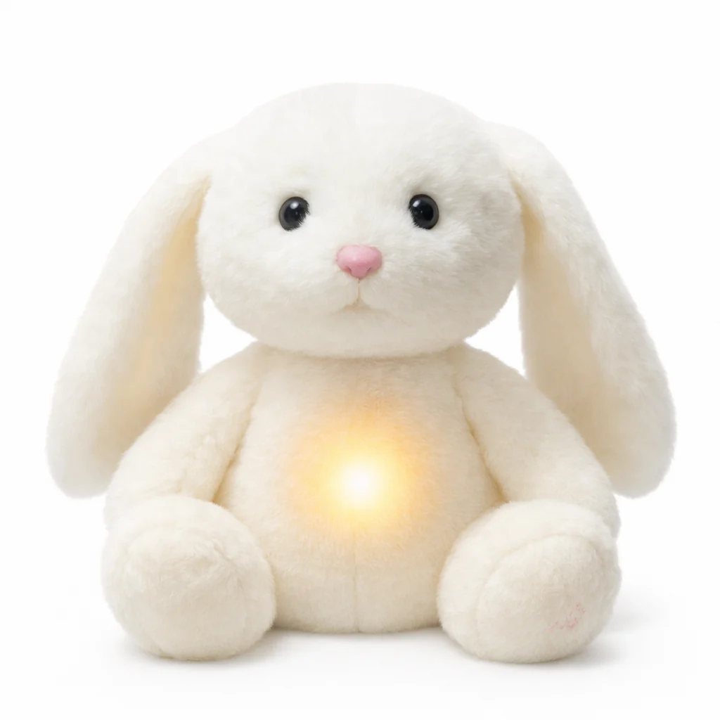 Veilleuse Doudou Lapin Lumineux Bébé Peluche Apaisante Nuit Lumy Boutique Bébé Ligne Soins Jouets Articles Maison