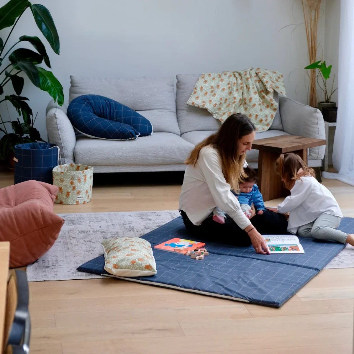 Tapis parc de vie King Size Grid - Boutique Maman & Bébé – Produits Essentiels au Quotidien