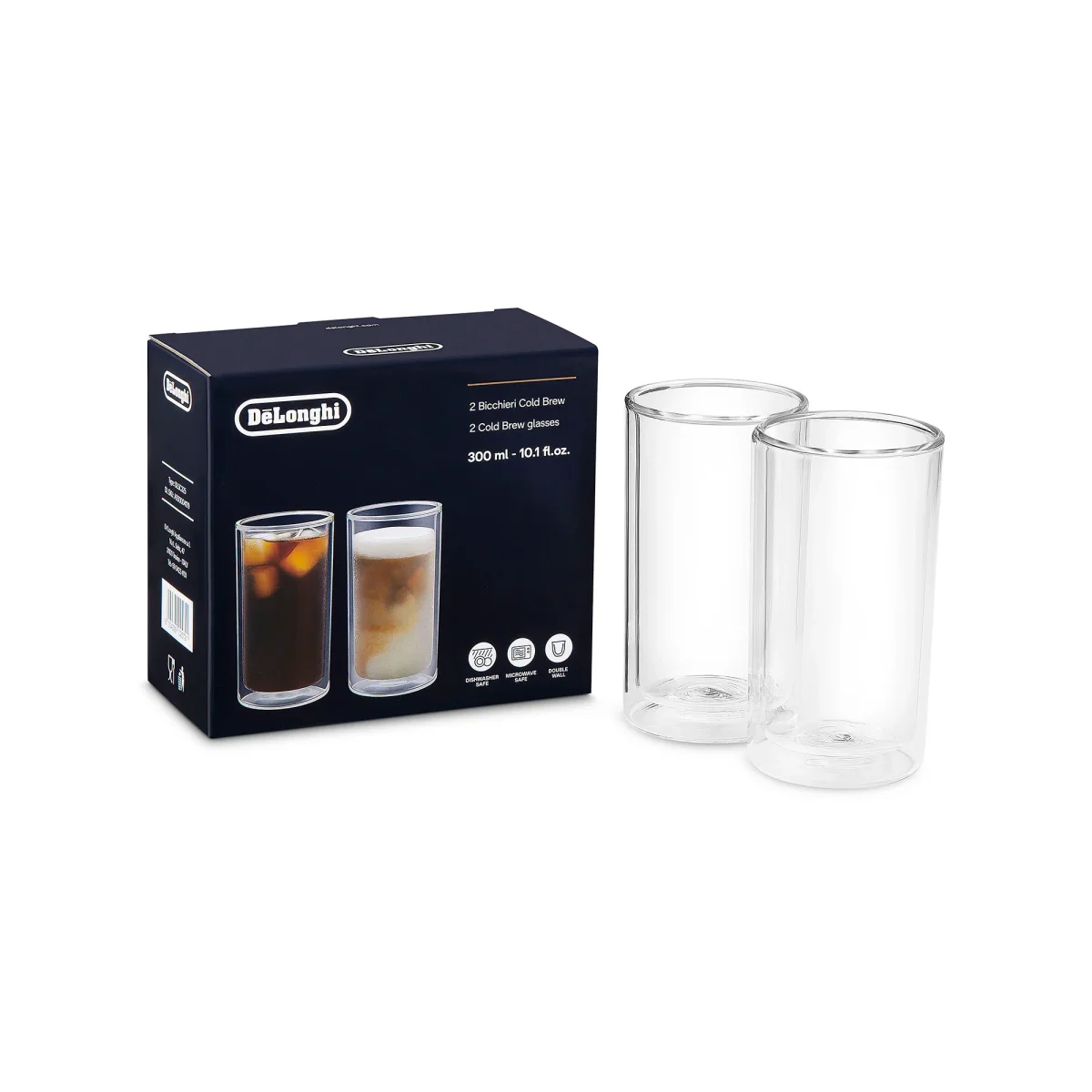 DeLonghi Jeu verres double paroi cafetière AS00004179 Accessoires Électroménagers Promotion Maison Cher