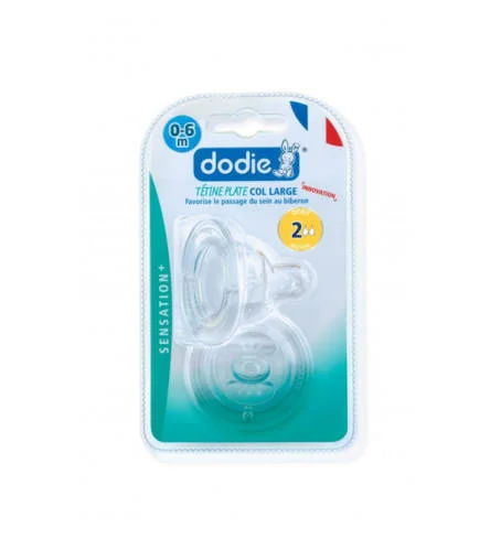 DODIE TETINE PLATE SENSATION + ANTI COLIQUE 0-6M *2 - Saldi Straordinari – Offerte Speciali Disponibili Adesso DODIE Biberon Sensation+ anti-colique tétine plate 330ml duo jaune