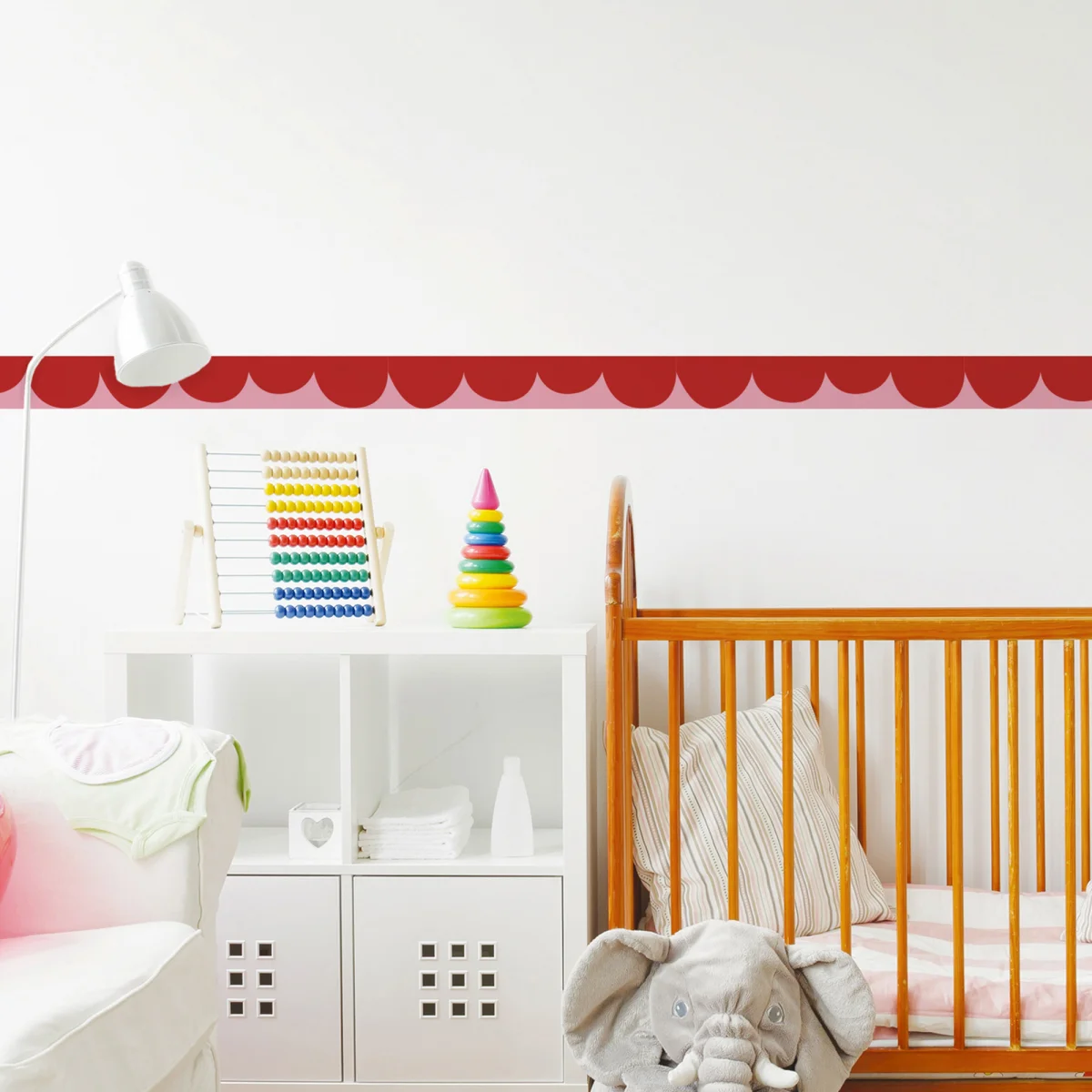 Frise adhésive – Feston fantaisie Small Rouge 5 x 300 cm - Saldi Straordinari – Offerte Speciali Disponibili Adesso