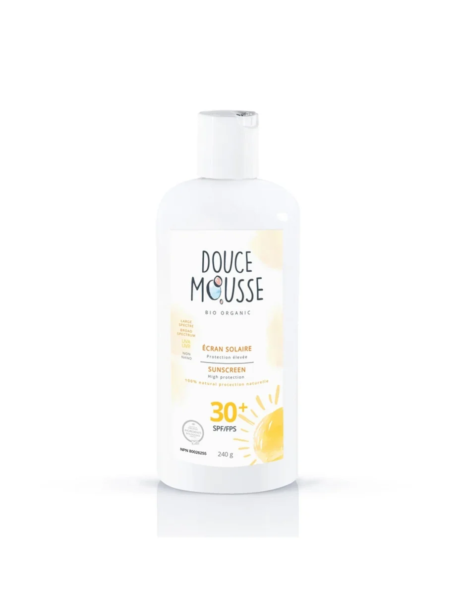 Écran solaire Carrefour 100% naturel 240 g - Douce Mousse - Boutique Maman & Bébé – Produits Essentiels au Quotidien