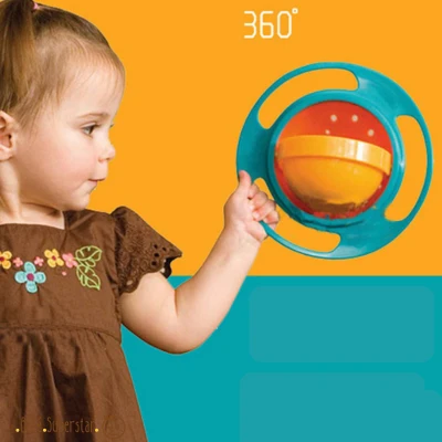 Bol Gyroscopique | Magic Bol™ pour Bébé trucs - Organisation de la maison avec des solutions de rangement