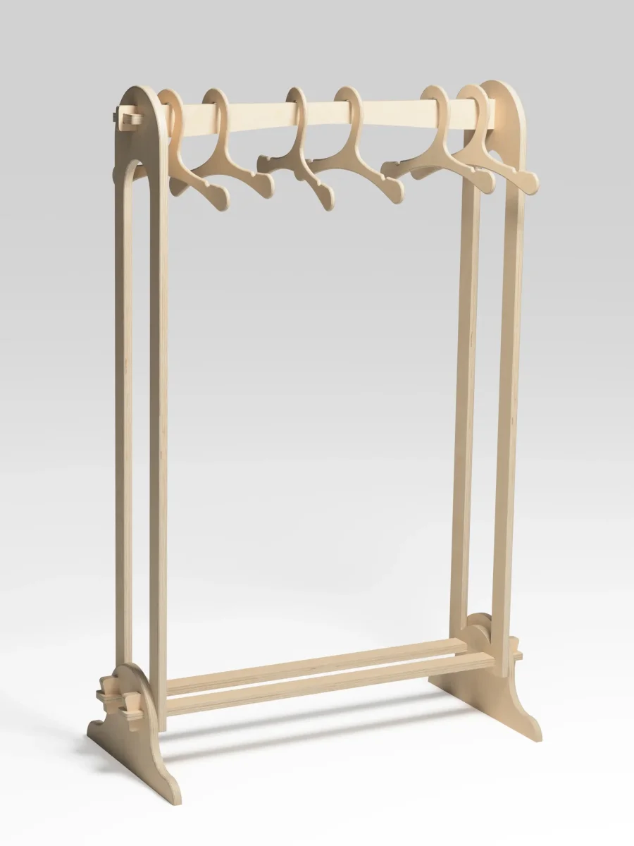 Porte vêtements en bois - Abricotine - Boutique Maman & Bébé eBay – Produits Essentiels au Quotidien
