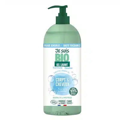 Gel lavant corps & cheveux sans parfum – 1L – je suis bio - ​Boulangerie-Pâtisserie | Pain au Levain & Viennoiseries​ - {'count': 1, 'name': 'Pistache'}