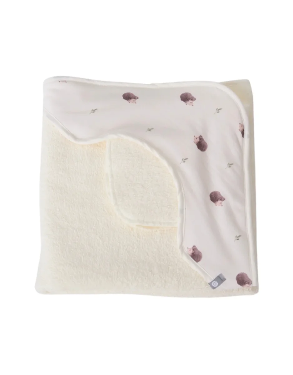 Sortie de bain pour bébé - CFA Hérisson - Bambino par Baluchon - Boutique Maman & Bébé – Produits Essentiels au Quotidien
