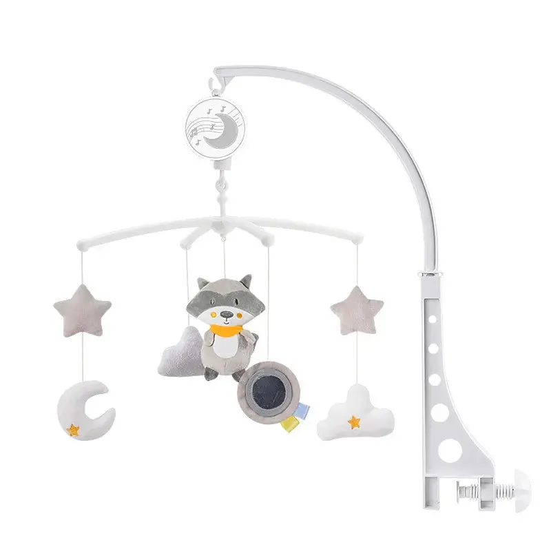 Mobile bébé - Mobile musical bébé - Animaux en Peluche - Boutique Bébé en Ligne : Soins, Jouets et Articles Maison Mobile musical bébé ours en polyester blanc Sauthon | La Redoute