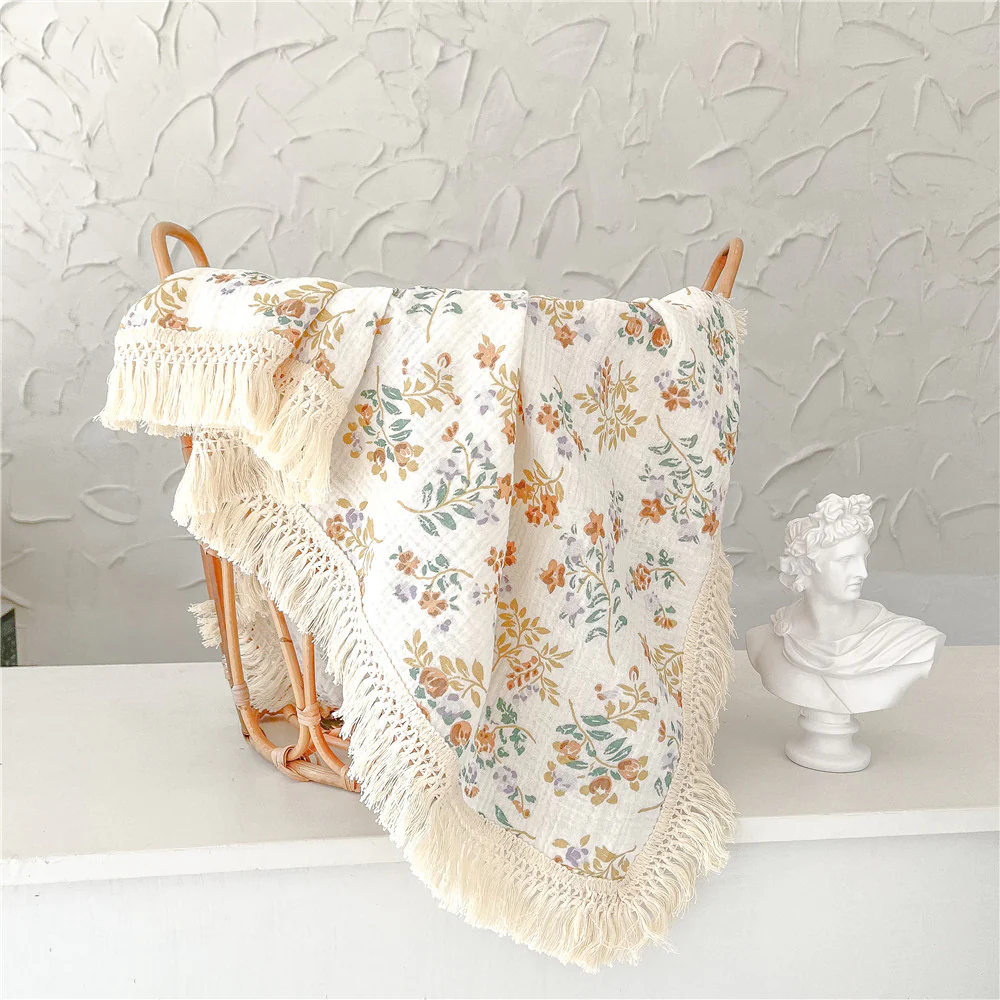 Couverture Bebe - Gaze de Coton - Boutique Maman & Bébé – Produits Essentiels au Quotidien Couverture bébé gaze de coton 120x120 personnalisable – maxi lange