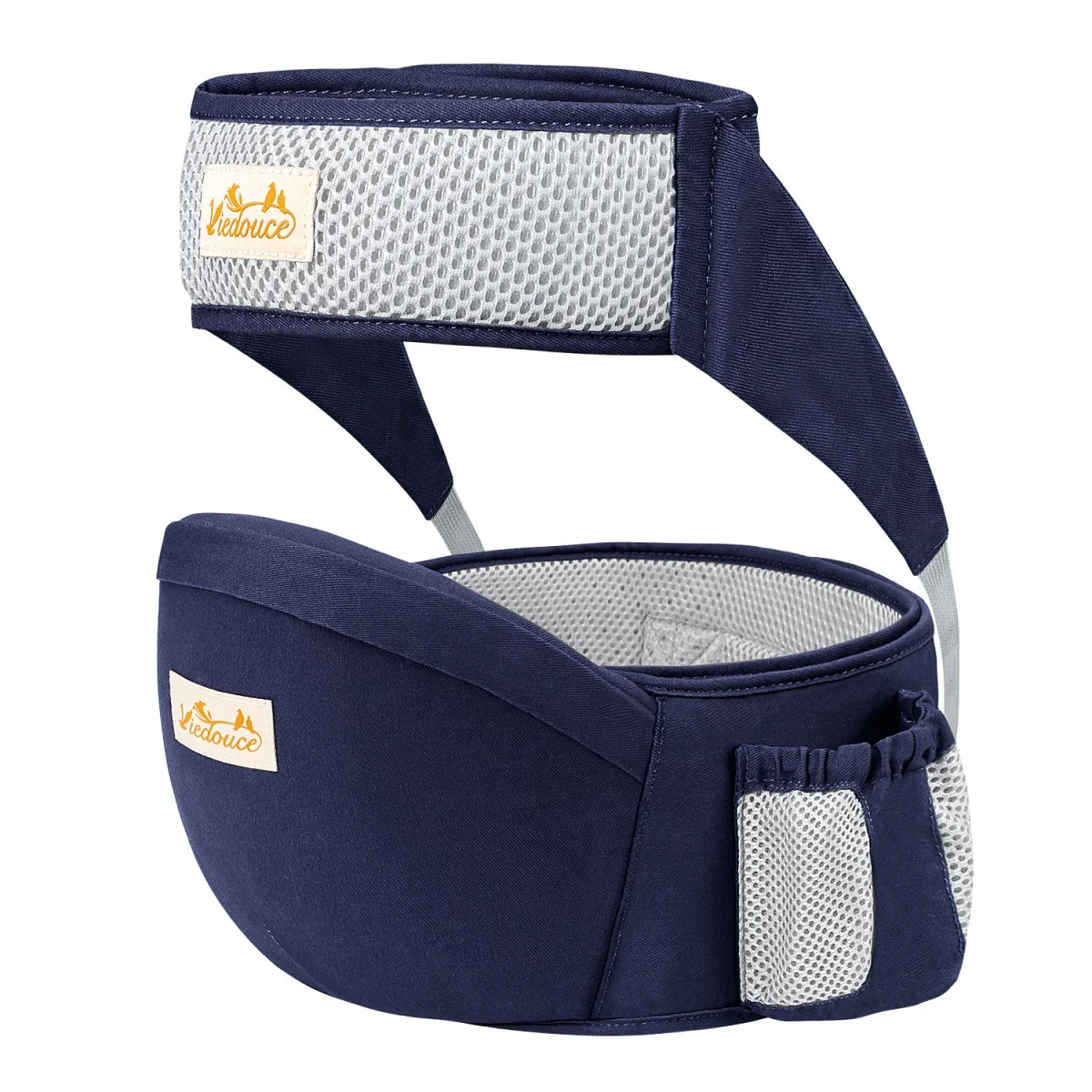 Viedouce bébé Ventral Ergonomique Tabouret Siège Hanche Protection Ceinture Sécurité Pur Coton Multi Bébé Idéal nourrissons Mois Bleu Foncé Boutique Bébé Ligne Soins Jouets Articles Maison