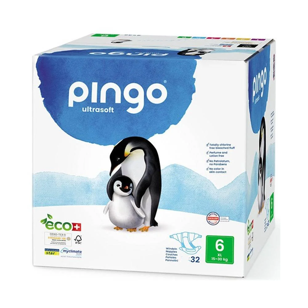 Pingo Couches Écologiques Jetables XL Taille 15 kg Saldi Straordinari Offerte Speciali Disponibili Adesso
