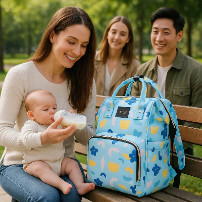 SAC À DOS À LANGER | QIXITU™ - Boutique Bébé matière en Ligne : Soins, Jouets et Articles Maison