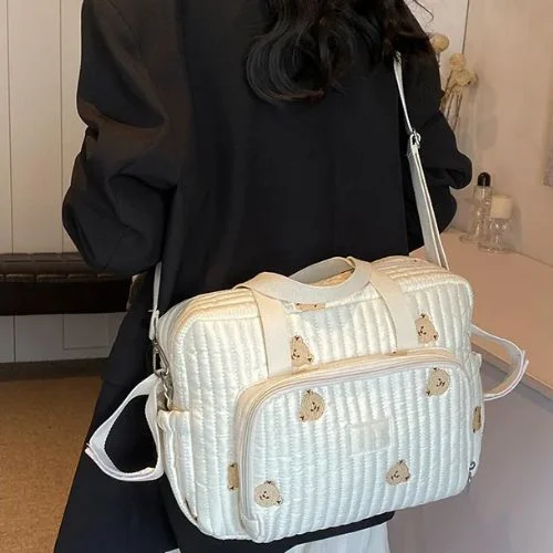 Sac a langer | broderie crème ourson ou fleur - Boutique Bébé en Ligne : Soins, Jouets et Articles Maison Cet article n'est pas disponible - Etsy