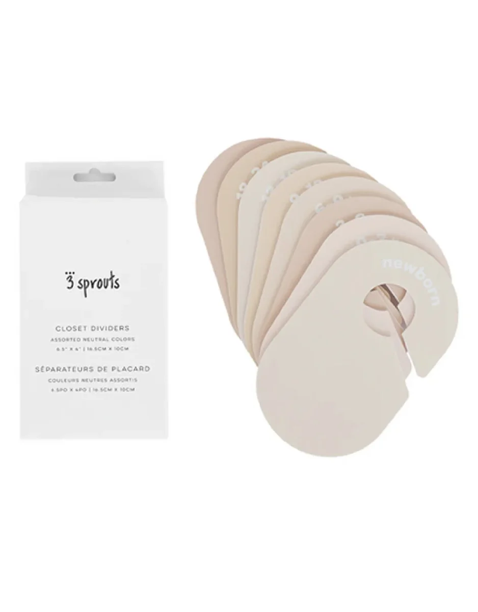 Séparateurs de placards - De nouveau-né à 24 mois - 3 Sprouts - Boutique Maman & Bébé – Produits Essentiels au Quotidien - {'count': 5, 'name': 'dressing'}