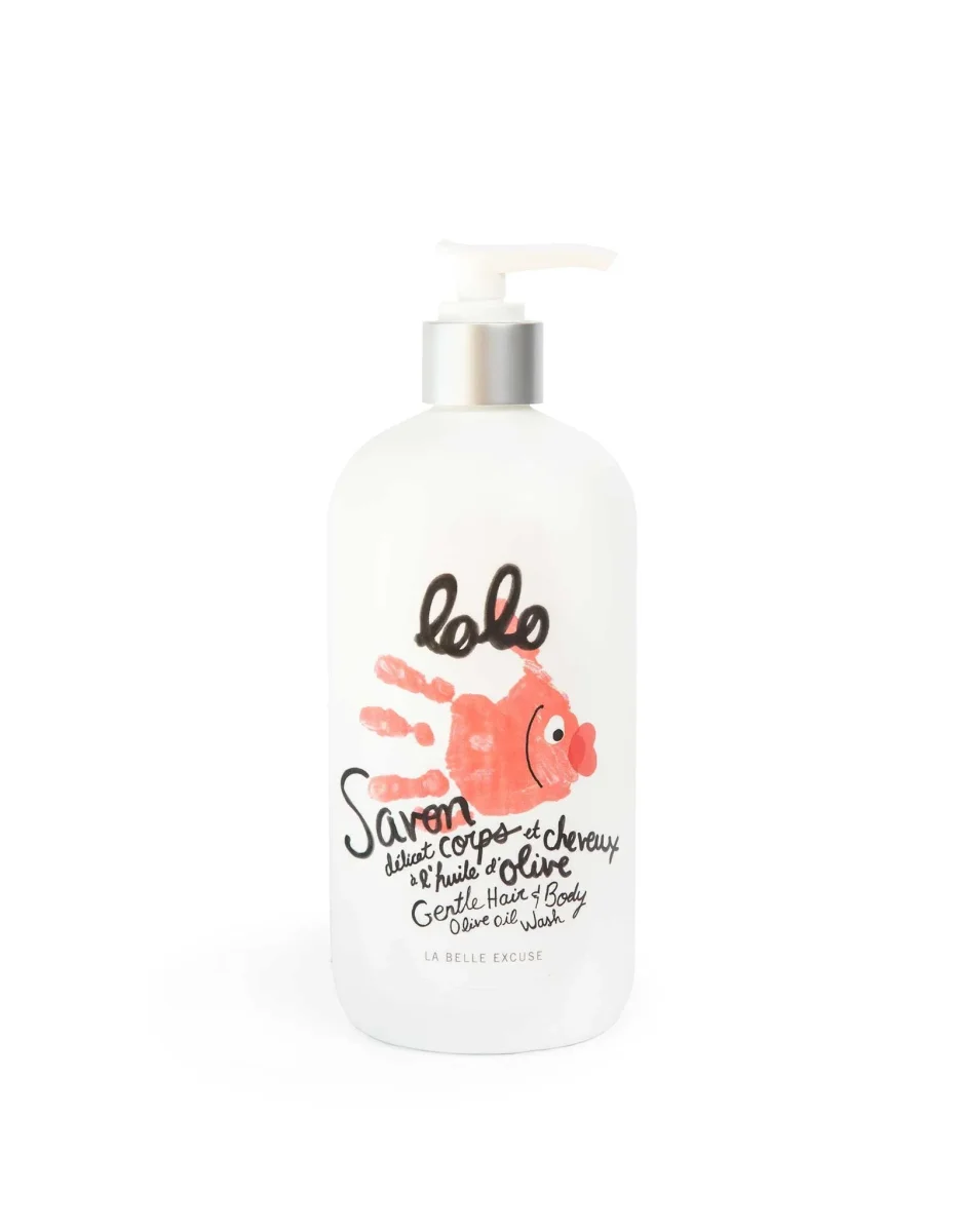 Savon délicat cheveux huile olive ml Lolo Boutique Maman Bébé Produits Essentiels Quotidien