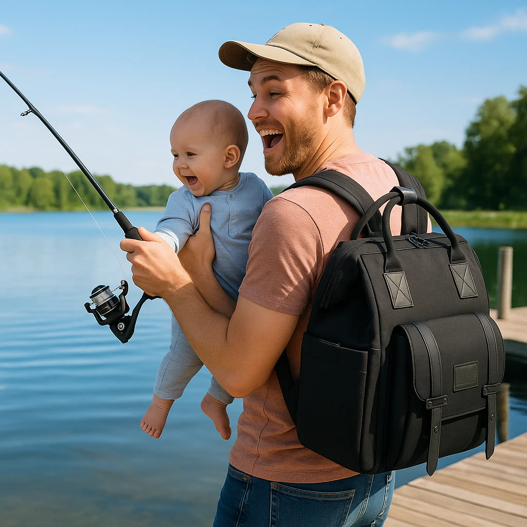 Sac a langer Baby Nappy™ - Boutique Bébé en Ligne : Soins, Jouets et Articles Maison Sac à dos L'Organiseur Essentiel MamanCare™ – BBChoupette