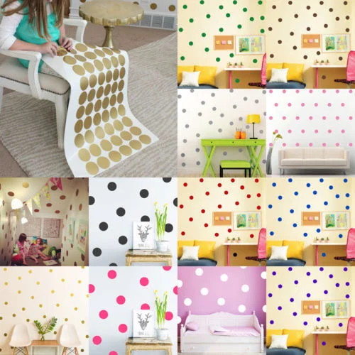 Stickers muraux pastilles pois cm cm cm Déco chambre Éclairage qualité frais port offerts