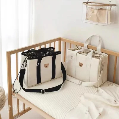Sac à langer ourson | multifonctionnel élégant - Crochets Boutique Bébé en Ligne : Soins, Jouets et Articles Maison