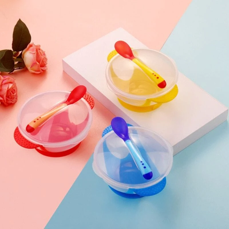 Ensemble Assiette et Cuillère Bébé - Saldi Straordinari – Offerte Speciali Disponibili Adesso Ensemble de Vaisselle Compartimentée avec Cuillère Fourchette Baguettes  pour Déjeuner et Dessert - Assiettes en Fibre de Bambou Allant au  Micro-Ondes - Walmart.ca