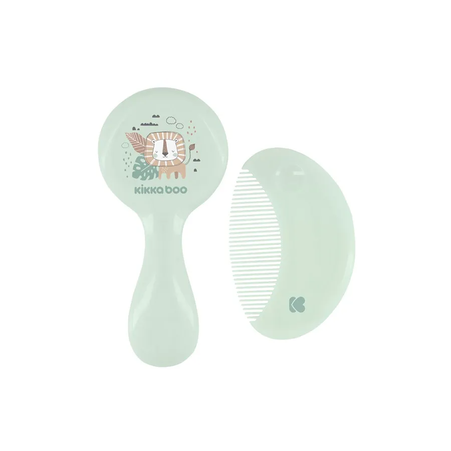 Kikkaboo Peigne et brosse à poils naturels Savanna Mint - ​Boulangerie-Pâtisserie | Pain au Levain & Viennoiseries​ pain viennois zébré