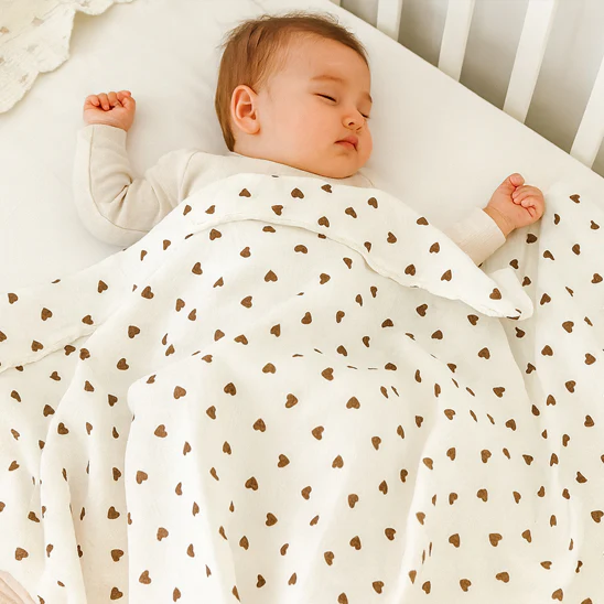 Couverture bébé | Mousseline coton Ultra-Doux - Boutique Bébé en Ligne : Soins, Jouets et Articles Maison B&M Couverture Mousseline de coton & Sherpa Rose 100 x 140 cm Noukies :  Aubert