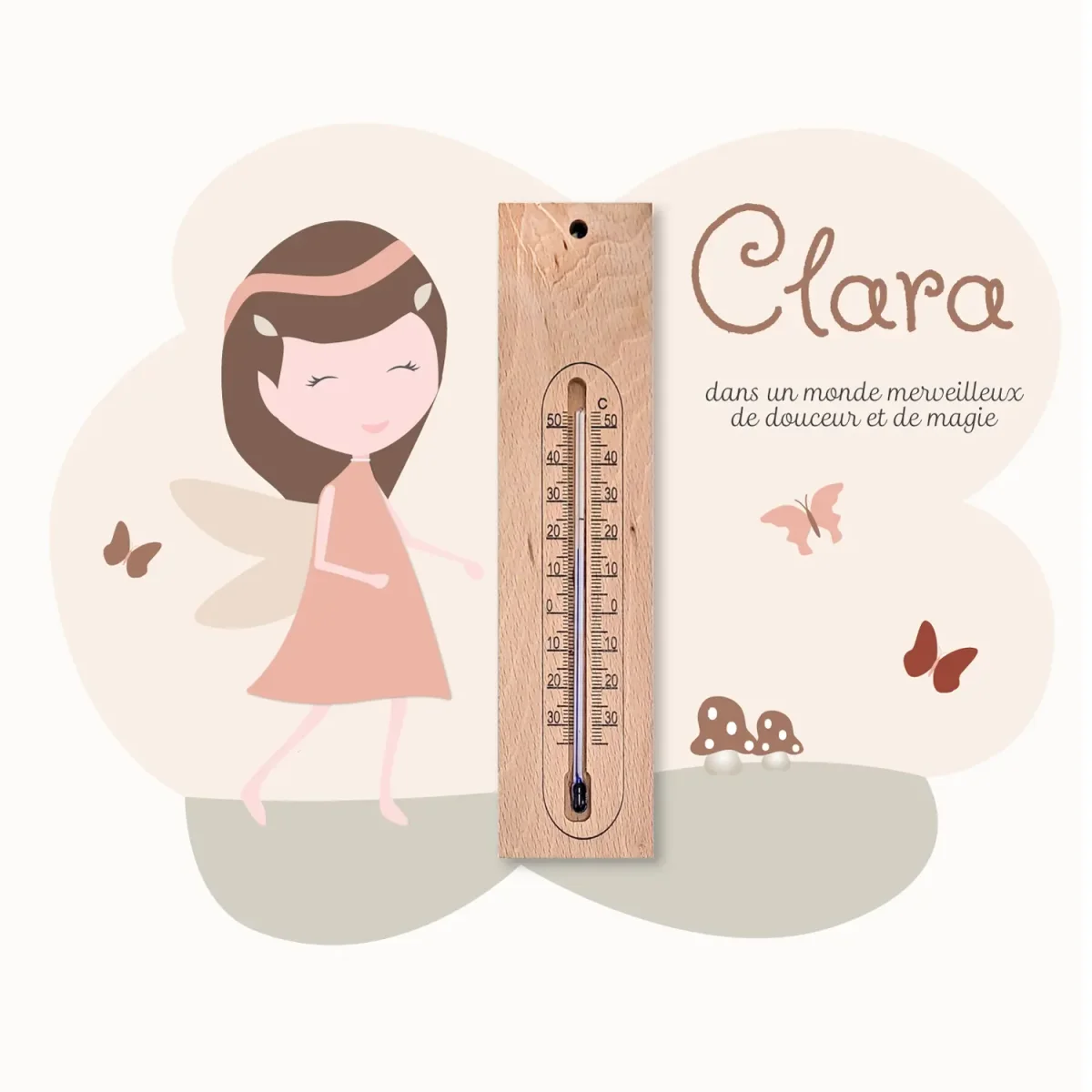 Thermomètre intérieur décoratif personnalisé - Collection Rêves Enchantés - Boutique Bébé en Ligne : Soins, Jouets et Articles Maison - Thermometre electronique