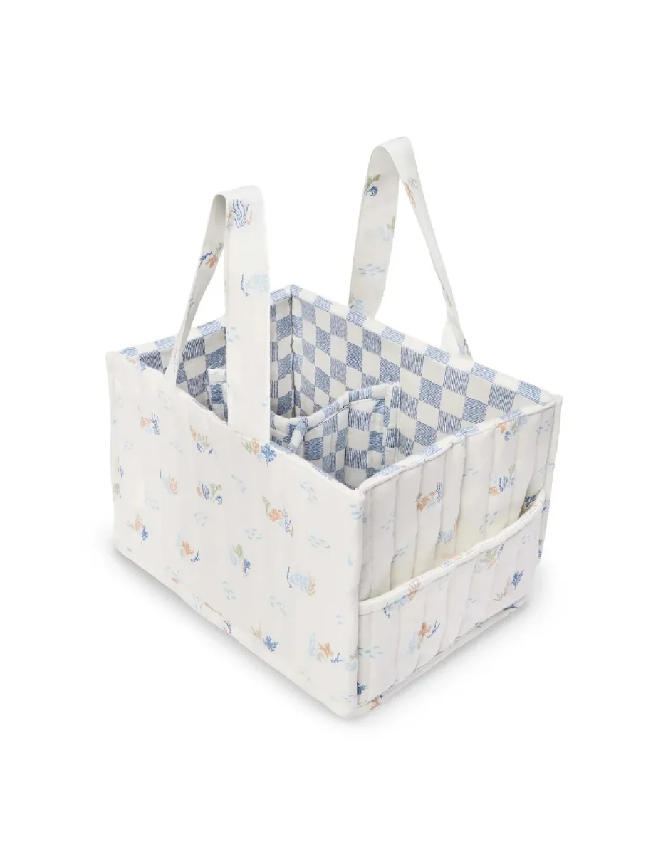 Panier à langer matelassé - Coastline - Avery Row - Boutique Maman & Bébé – Produits Essentiels au Quotidien - {'count': 2, 'name': 'Naturel'}