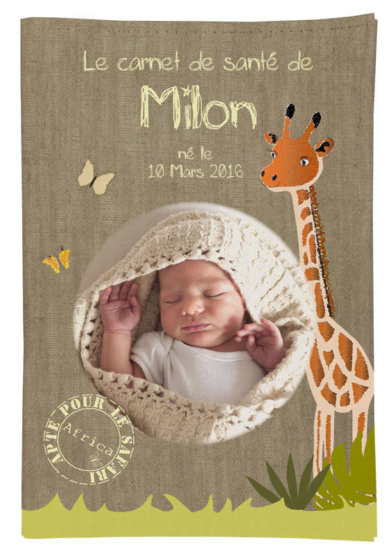 Protège carnet de santé photo thème jungle - Boutique Bébé en Ligne : Soins, Jouets et Articles Maison Protège-carnet de santé Jelekros le lion LES DEGLINGOS : Comparateur, Avis,  Prix