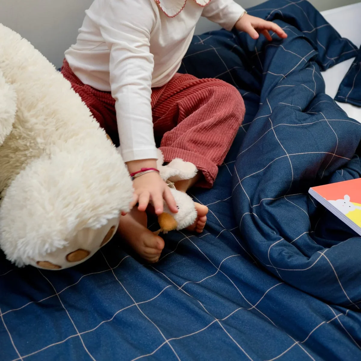 Parure Cotonboul de lit Grid - Boutique Maman & Bébé – Produits Essentiels au Quotidien