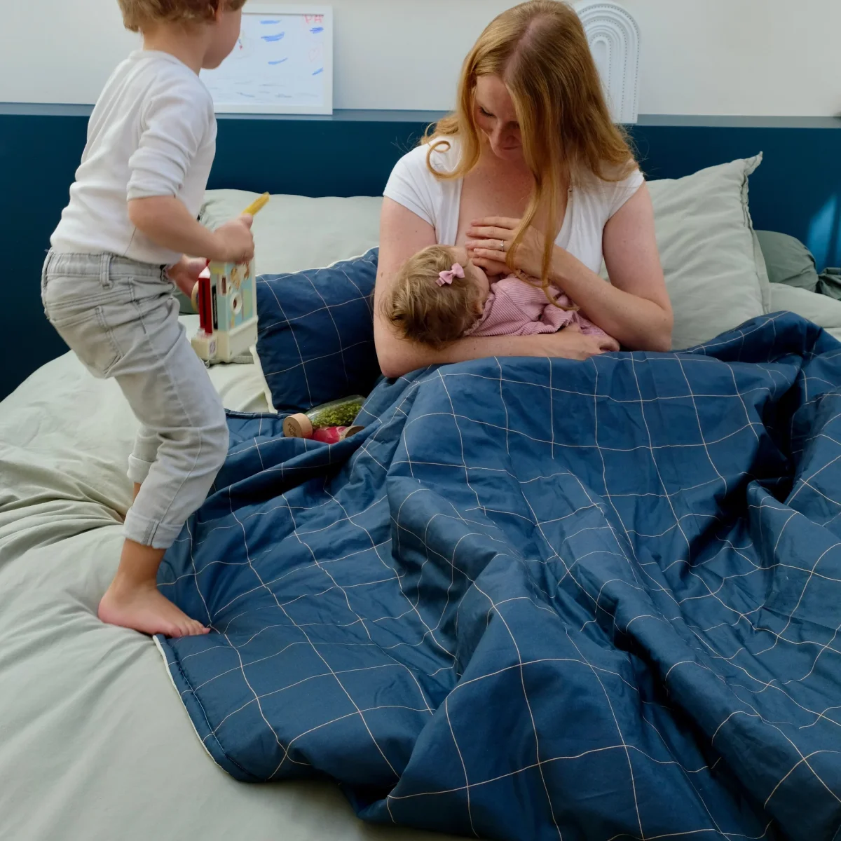 Maxi Douillette Grid Bebé - Boutique Maman & Bébé – Produits Essentiels au Quotidien