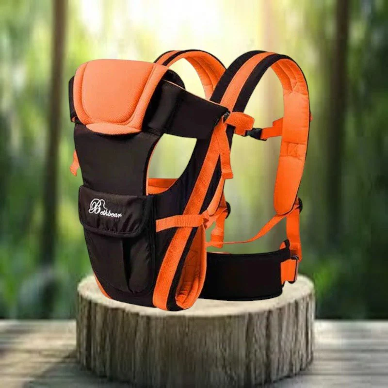 PORTE BÉBÉ PHYSIOLOGIQUE │ ErgoKangoo™ - Orange - Boutique Maman & Bébé – Produits Essentiels au Quotidien - {'count': 1, 'name': 'Coton'}